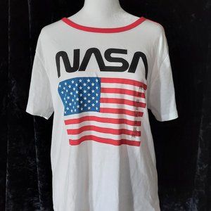 NASA Buzz Aldrin Foundation T Shirt Juniors XXL New With Tags